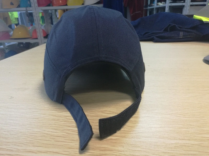 CE En812 ABS Hard Plastic Inner Shell Safety Bump Cap Navy Blue Bump Cap Black Safety Cap