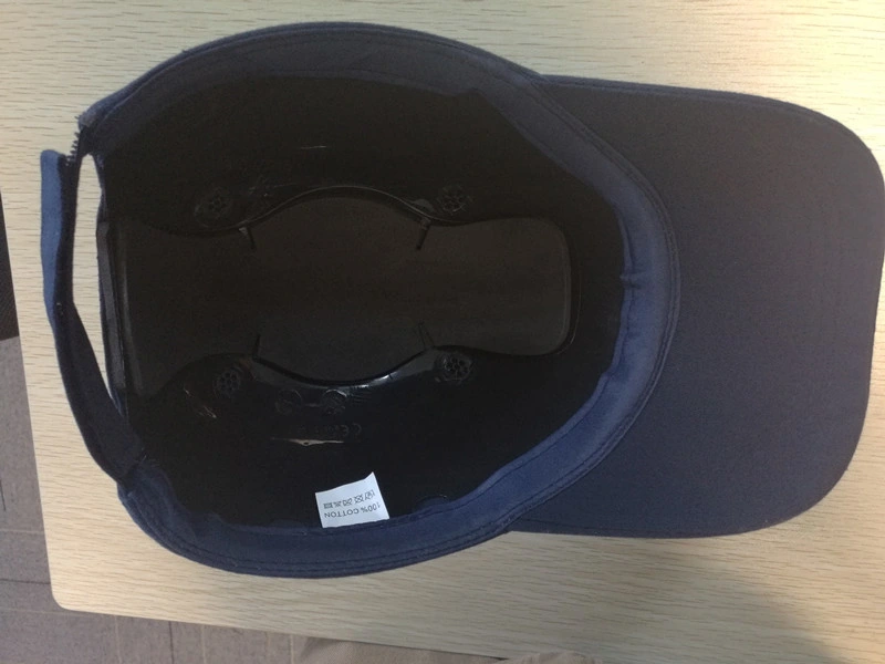 CE En812 ABS Hard Plastic Inner Shell Safety Bump Cap Navy Blue Bump Cap Black Safety Cap